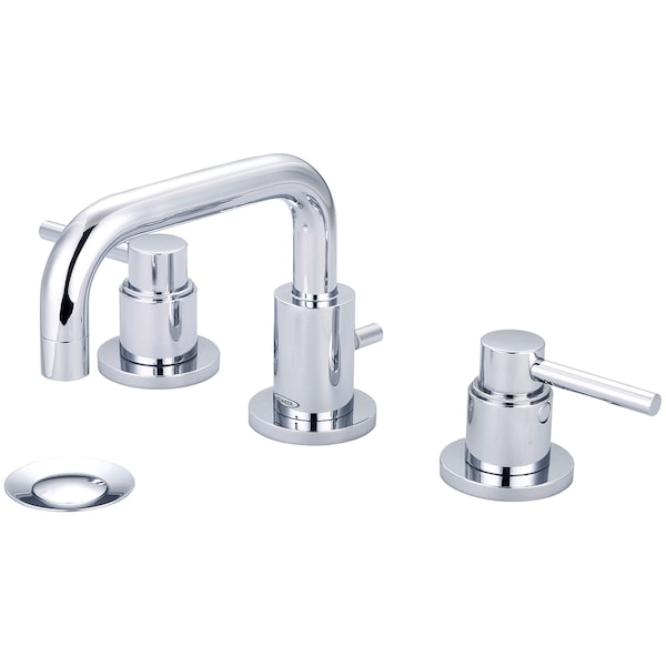 Pioneer Industries Two Handle Widespread Bathroom Faucet, Compression Hose, Chrome, Overall Width: 22" 3MT420 - main
